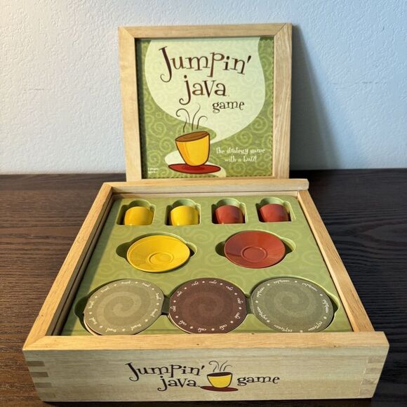 Fundex Jumpin’ Java Game - The Strategy Game with a Buzz! 2 Player Coffee Table - Picture 2 of 8